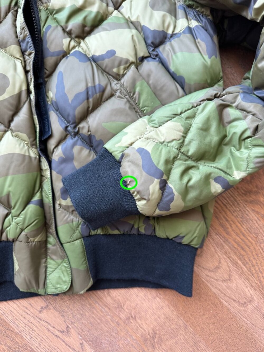 Canada Goose North Shore Reversible Camo Black Bomber Jacket Camouflage Puffer L - Picture 7 of 12